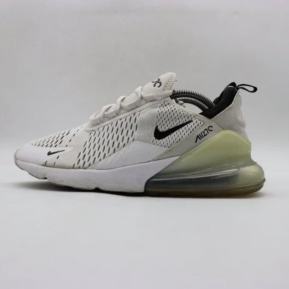 Nike Air Max 270 Men's Size 11 (AH8050 100) White/Black Running Sneaker - Picture 4 of 12